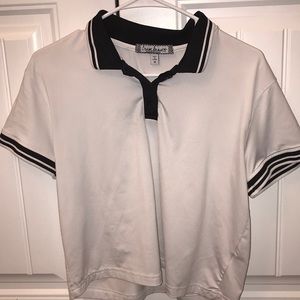 A White Crop Top